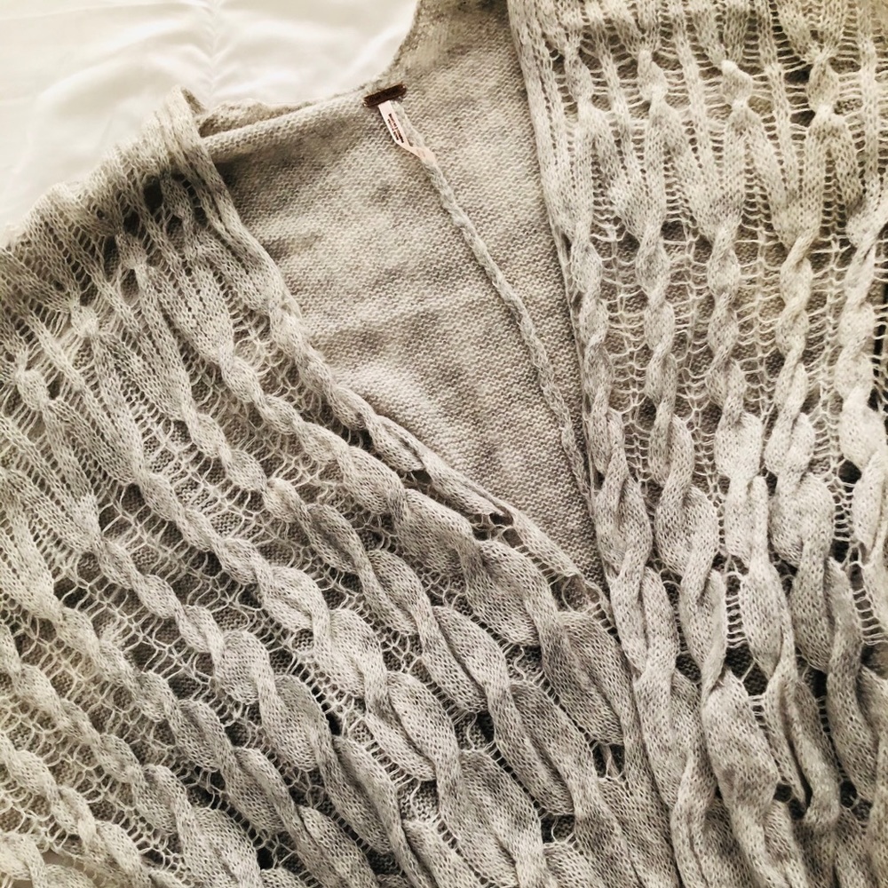Free People Knit Shawl